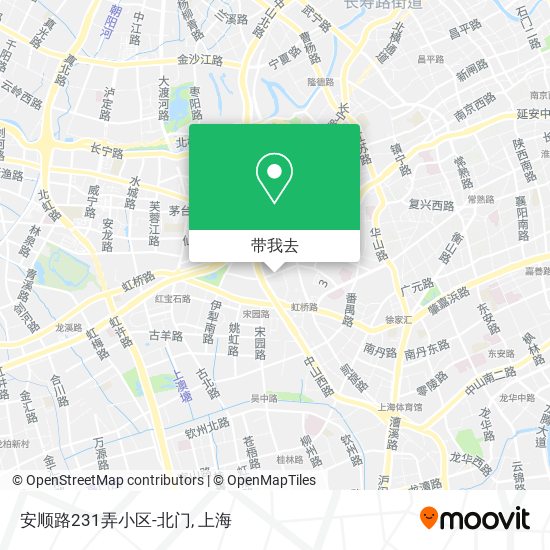安顺路231弄小区-北门地图