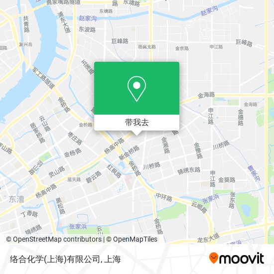 络合化学(上海)有限公司地图