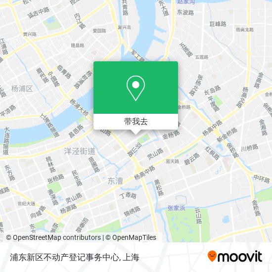 浦东新区不动产登记事务中心地图