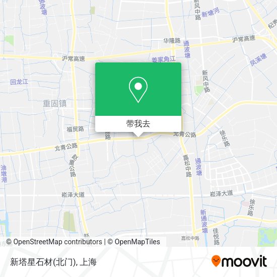 新塔星石材(北门)地图