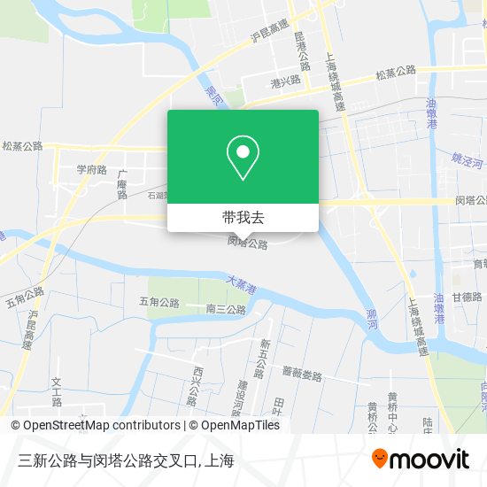 三新公路与闵塔公路交叉口地图