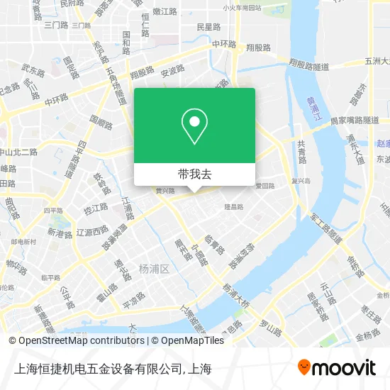 上海恒捷机电五金设备有限公司地图