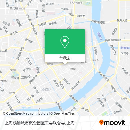 上海杨浦城市概念园区工会联合会地图