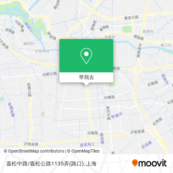 嘉松中路/嘉松公路1135弄(路口)地图