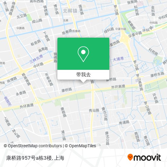 康桥路957号a栋3楼地图