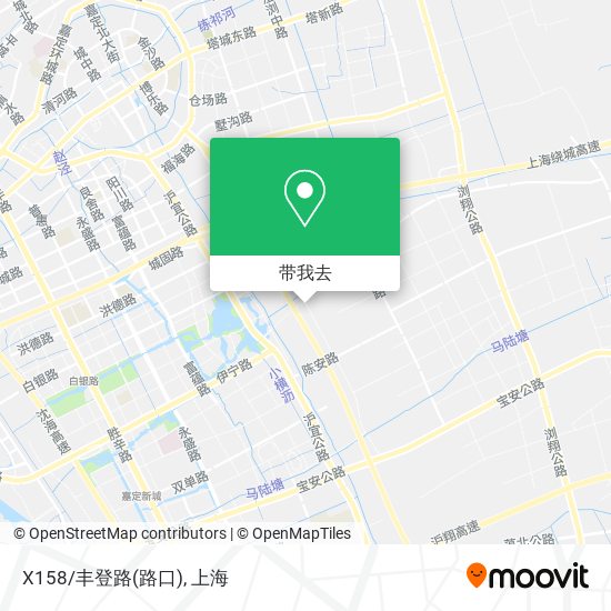 X158/丰登路(路口)地图