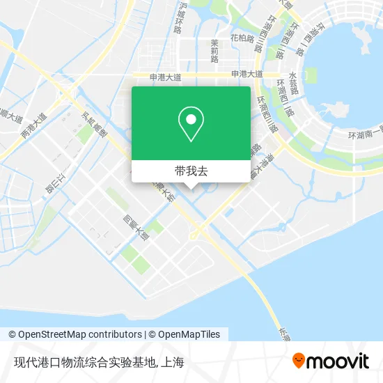 现代港口物流综合实验基地地图