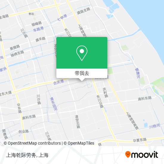 上海乾际劳务地图