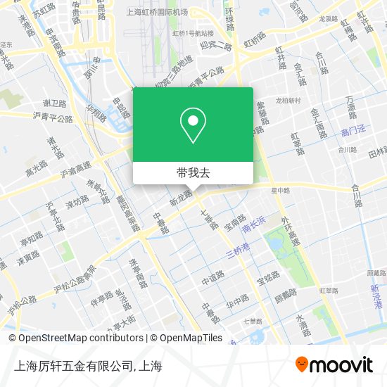 上海厉轩五金有限公司地图