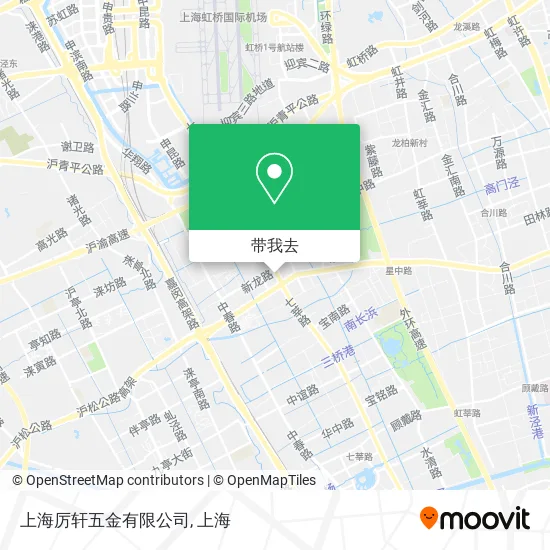 上海厉轩五金有限公司地图