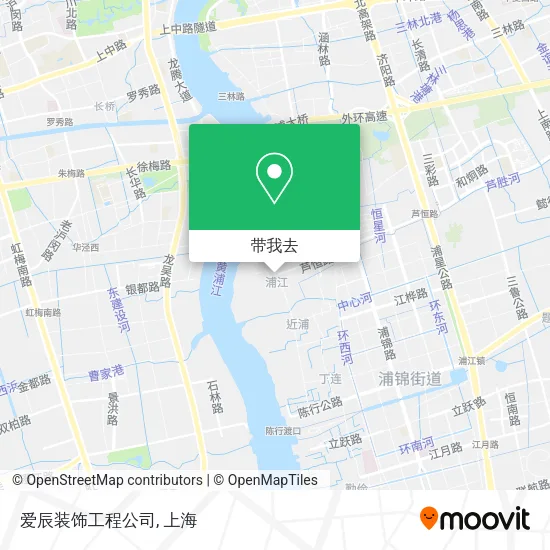 爱辰装饰工程公司地图