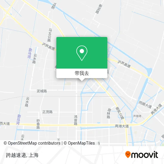 跨越速递地图