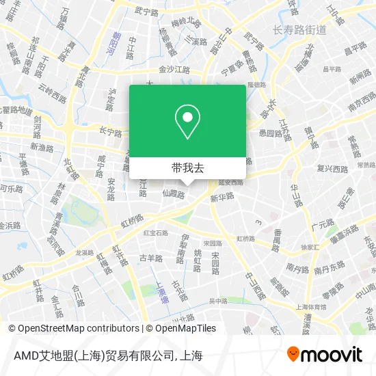 AMD艾地盟(上海)贸易有限公司地图