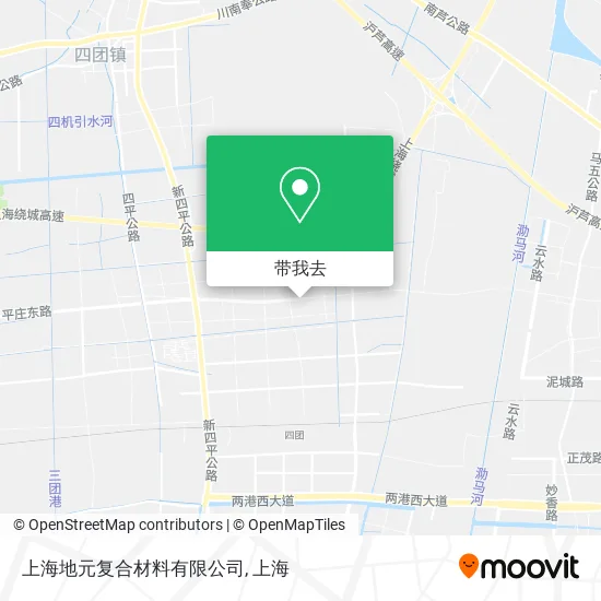 上海地元复合材料有限公司地图
