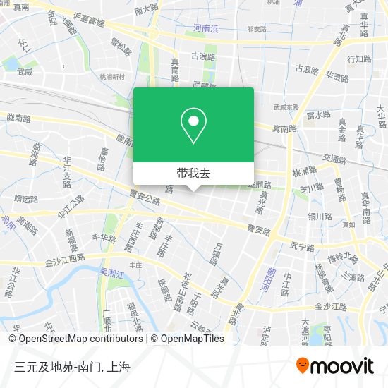 三元及地苑-南门地图