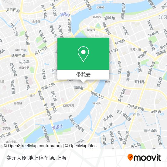 赛元大厦-地上停车场地图