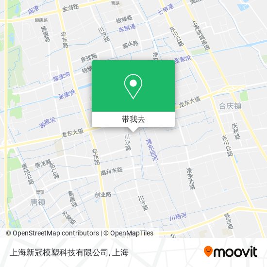上海新冠模塑科技有限公司地图