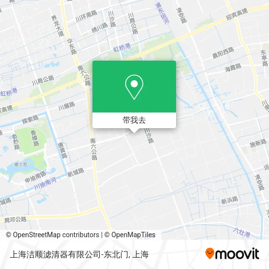 上海洁顺滤清器有限公司-东北门地图