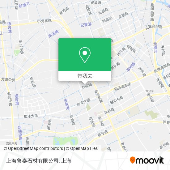 上海鲁泰石材有限公司地图