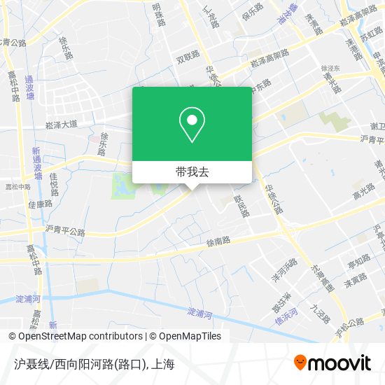 沪聂线/西向阳河路(路口)地图