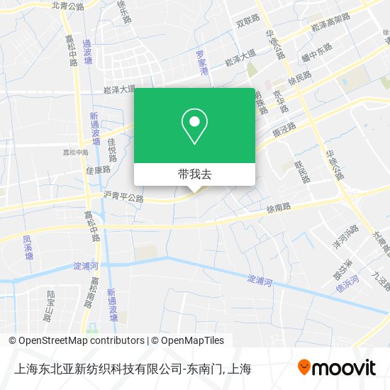 上海东北亚新纺织科技有限公司-东南门地图