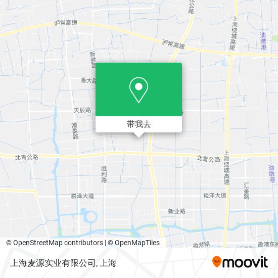 上海麦源实业有限公司地图