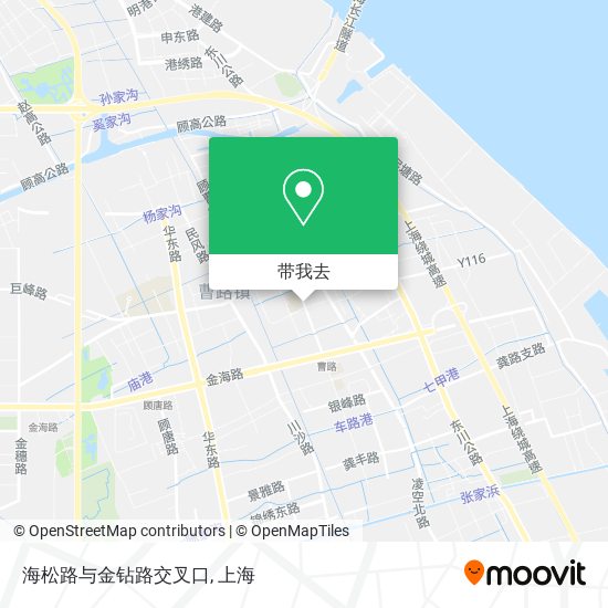海松路与金钻路交叉口地图