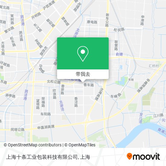 上海十条工业包装科技有限公司地图