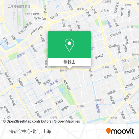 上海诺宝中心-北门地图