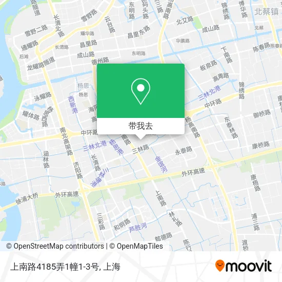 上南路4185弄1幢1-3号地图