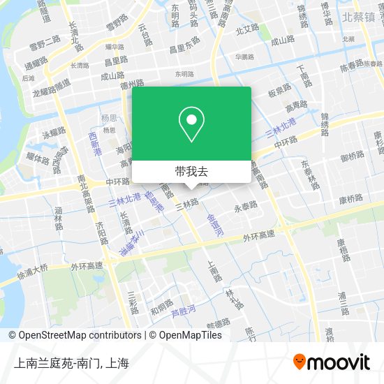 上南兰庭苑-南门地图