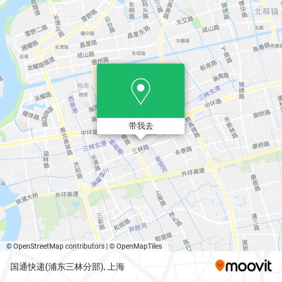 国通快递(浦东三林分部)地图