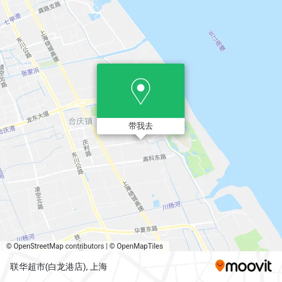 联华超市(白龙港店)地图