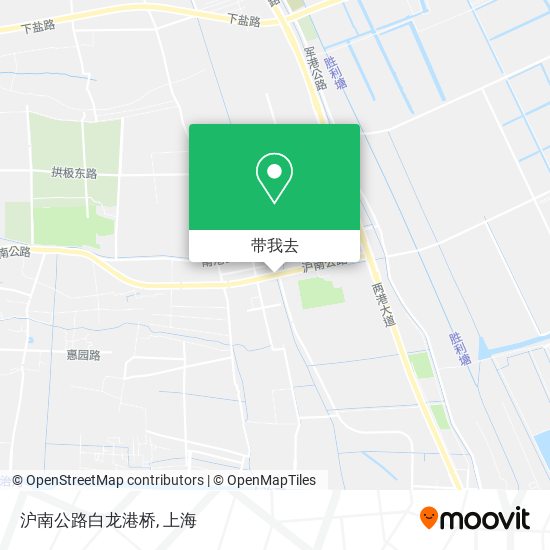 沪南公路白龙港桥地图