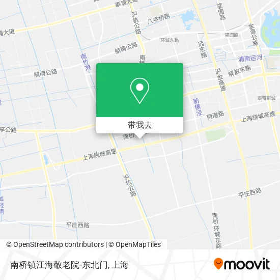 南桥镇江海敬老院-东北门地图