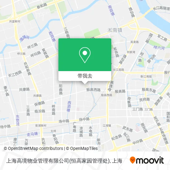 上海高境物业管理有限公司(恒高家园管理处)地图