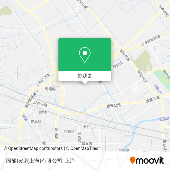 固丽纸业(上海)有限公司地图
