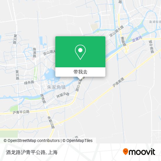 酒龙路沪青平公路地图