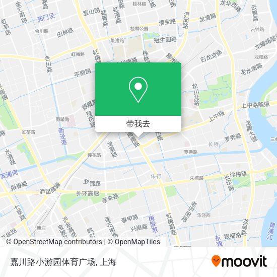 嘉川路小游园体育广场地图