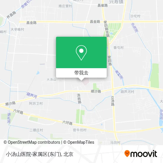 小汤山医院-家属区(东门)地图