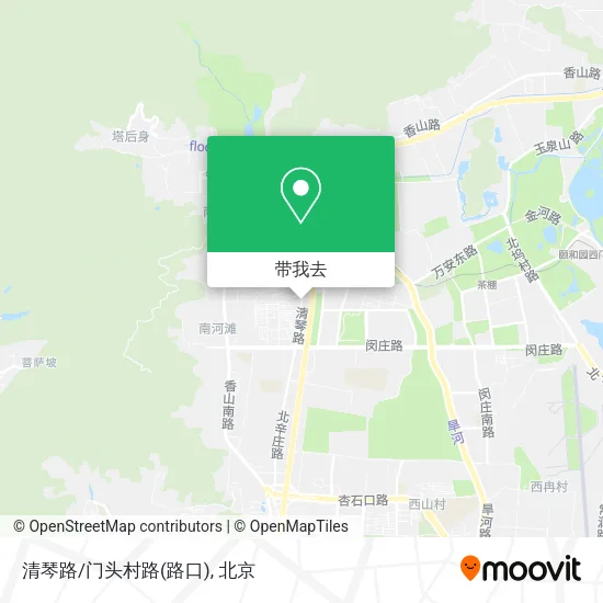 清琴路/门头村路(路口)地图