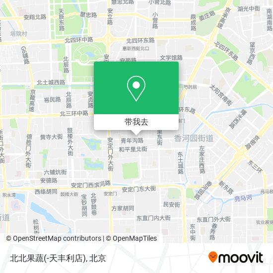 北北果蔬(-天丰利店)地图