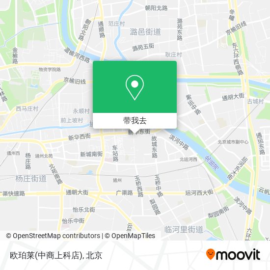 欧珀莱(中商上科店)地图