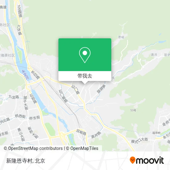 新隆恩寺村地图
