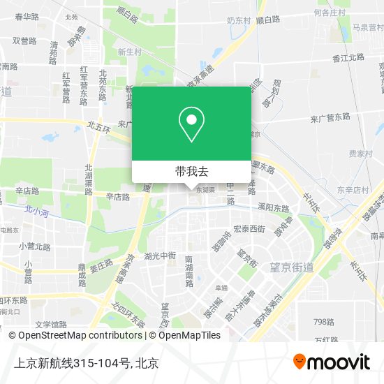 上京新航线315-104号地图