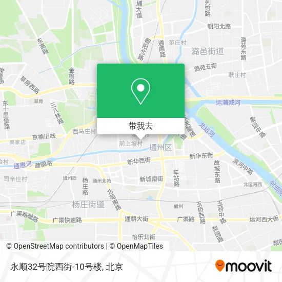 永顺32号院西街-10号楼地图