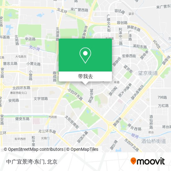 中广宜景湾-东门地图