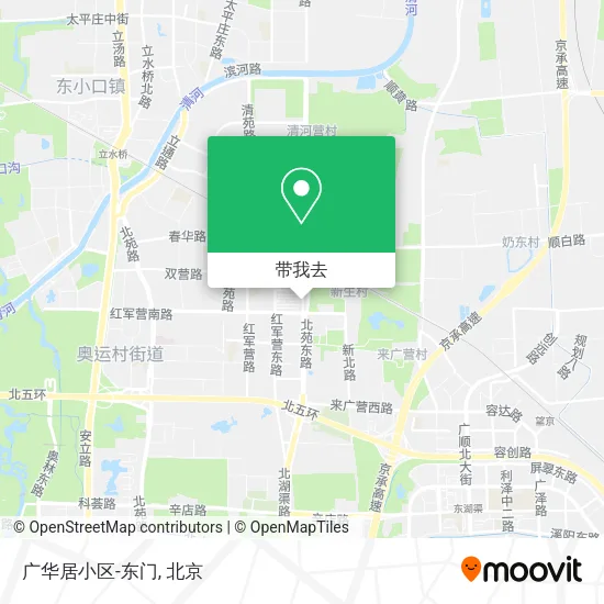 广华居小区-东门地图