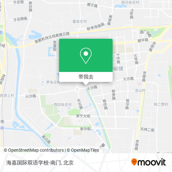 海嘉国际双语学校-南门地图