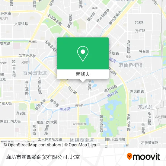 廊坊市淘四囍商贸有限公司地图